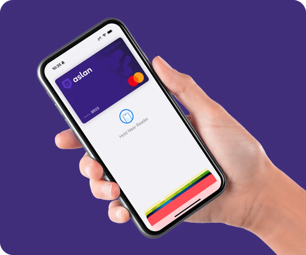 The Aslan app showing reward points